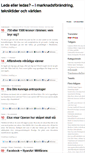 Mobile Screenshot of ledaellerledas.se